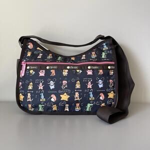 Lesportsac Sheep With Friends Classic Hobo Bag NWT